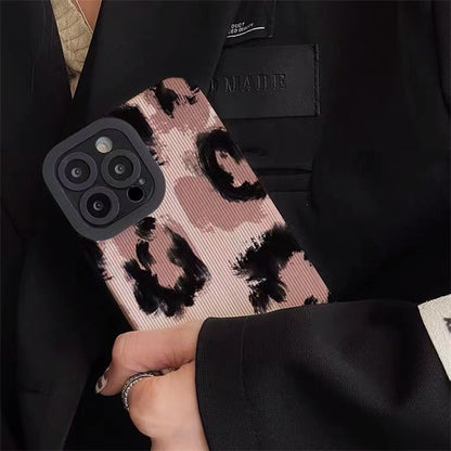 Coque Imprimé Léopard Vintage pour iPhone 13 Pro Max