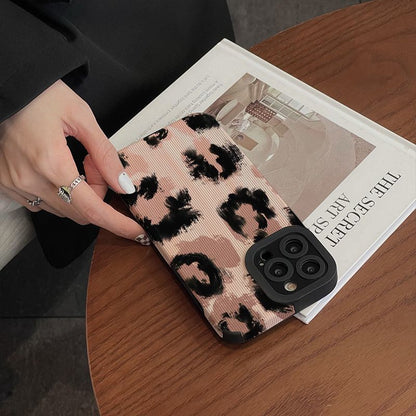 Coque Imprimé Léopard Vintage pour iPhone 13 Pro Max