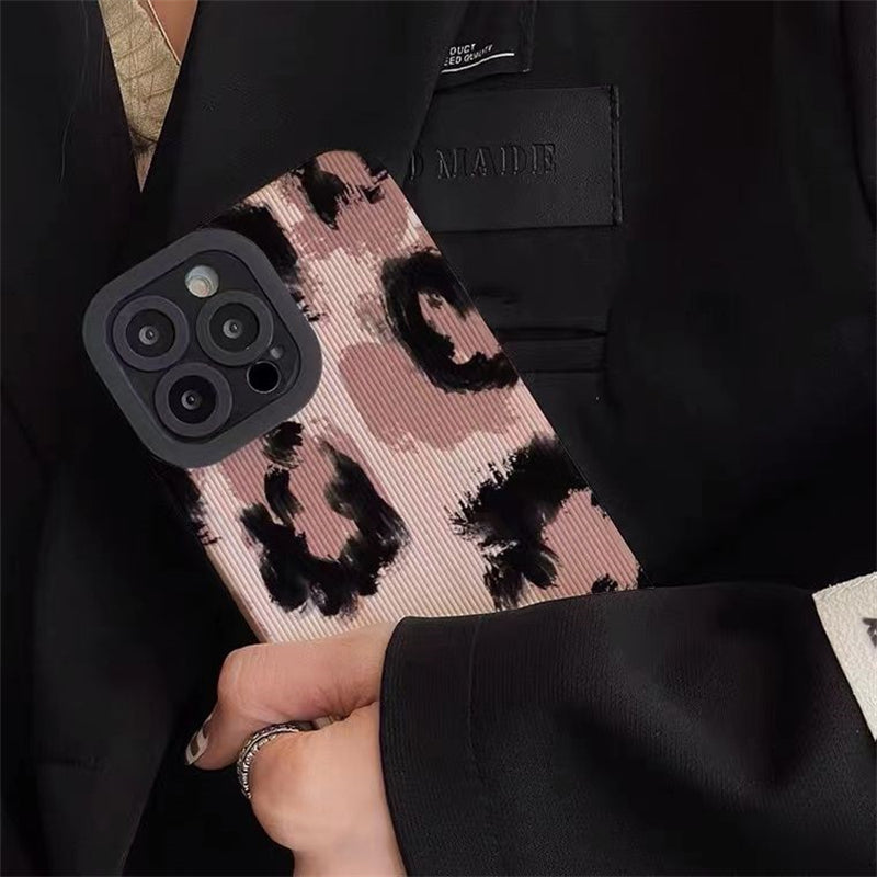 Coque Imprimé Léopard Vintage pour iPhone 16 Plus