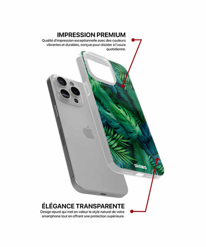 Coque jungle verte pour iPhone