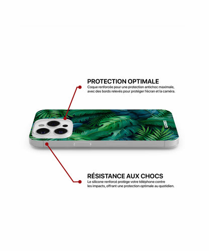 Coque jungle verte pour iPhone