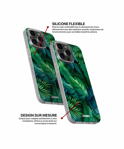 Coque jungle verte pour iPhone