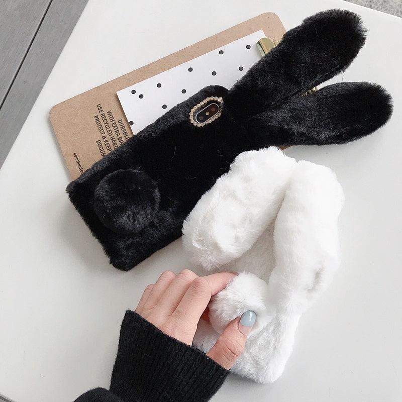 Coque Lapin en Fourrure pour iPhone 13 Pro Max - Coque Wiqeo 15€-20€, Coque, iPhone 13 Pro Max Wiqeo, Déstockeur de Coques Pour iPhone