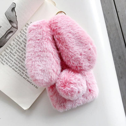 Coque Lapin en Fourrure pour iPhone 14 - Coque Wiqeo 15€-20€, Coque, iPhone 14 Wiqeo, Déstockeur de Coques Pour iPhone