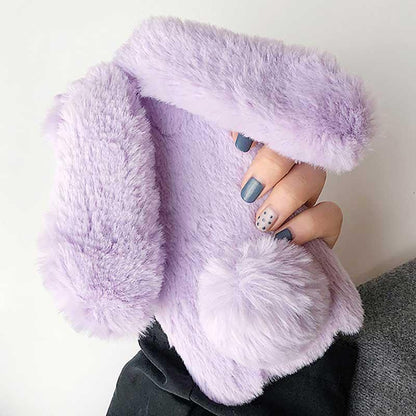 Coque Lapin en Fourrure pour iPhone 14 Plus - Coque Wiqeo 15€-20€, Coque, iPhone 14 Plus Wiqeo, Déstockeur de Coques Pour iPhone