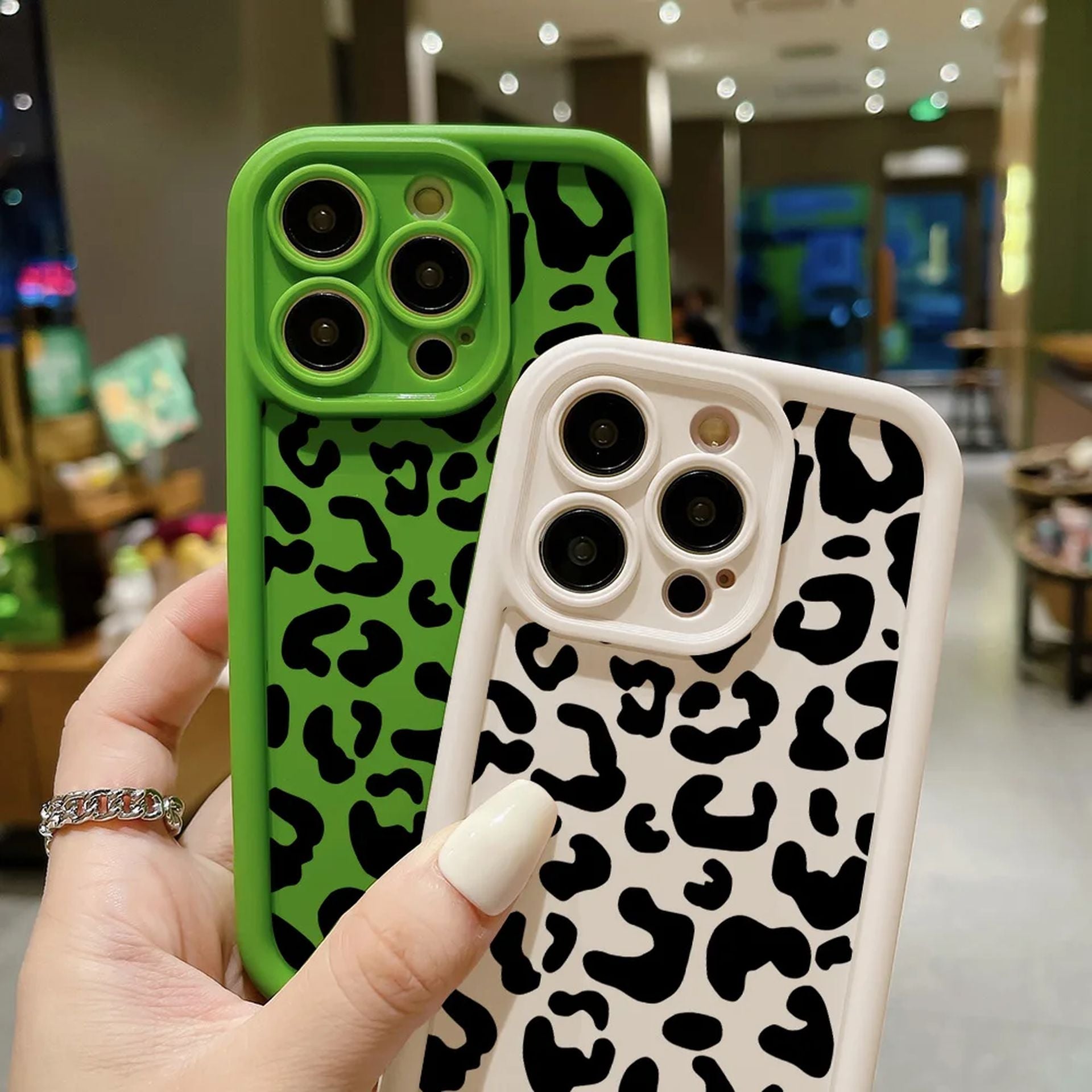Coque Léopard Flexible Avec Protection Renforcée pour iPhone 14 Pro Max