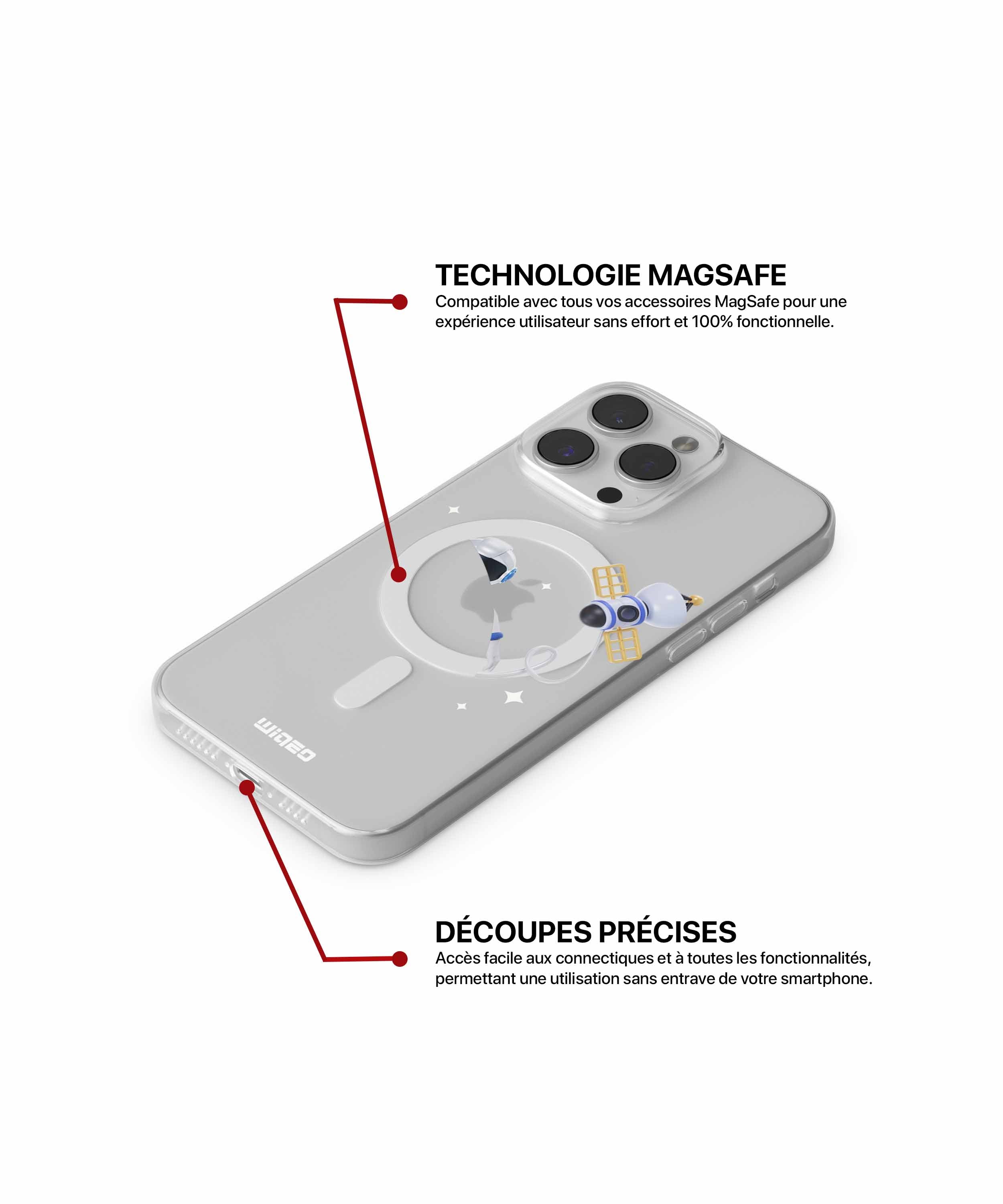 Coque liaison galactique pour iPhone