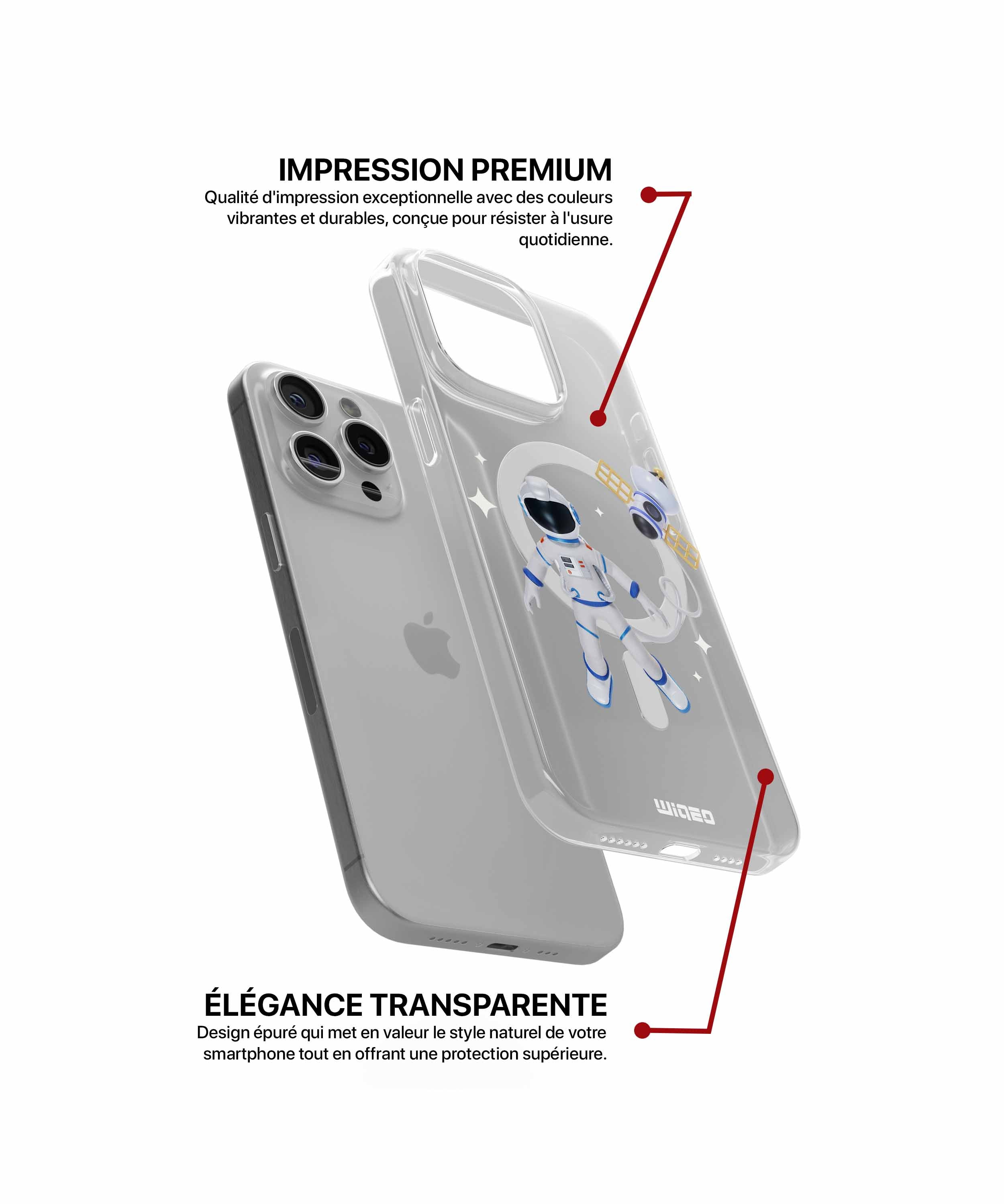 Coque liaison galactique pour iPhone