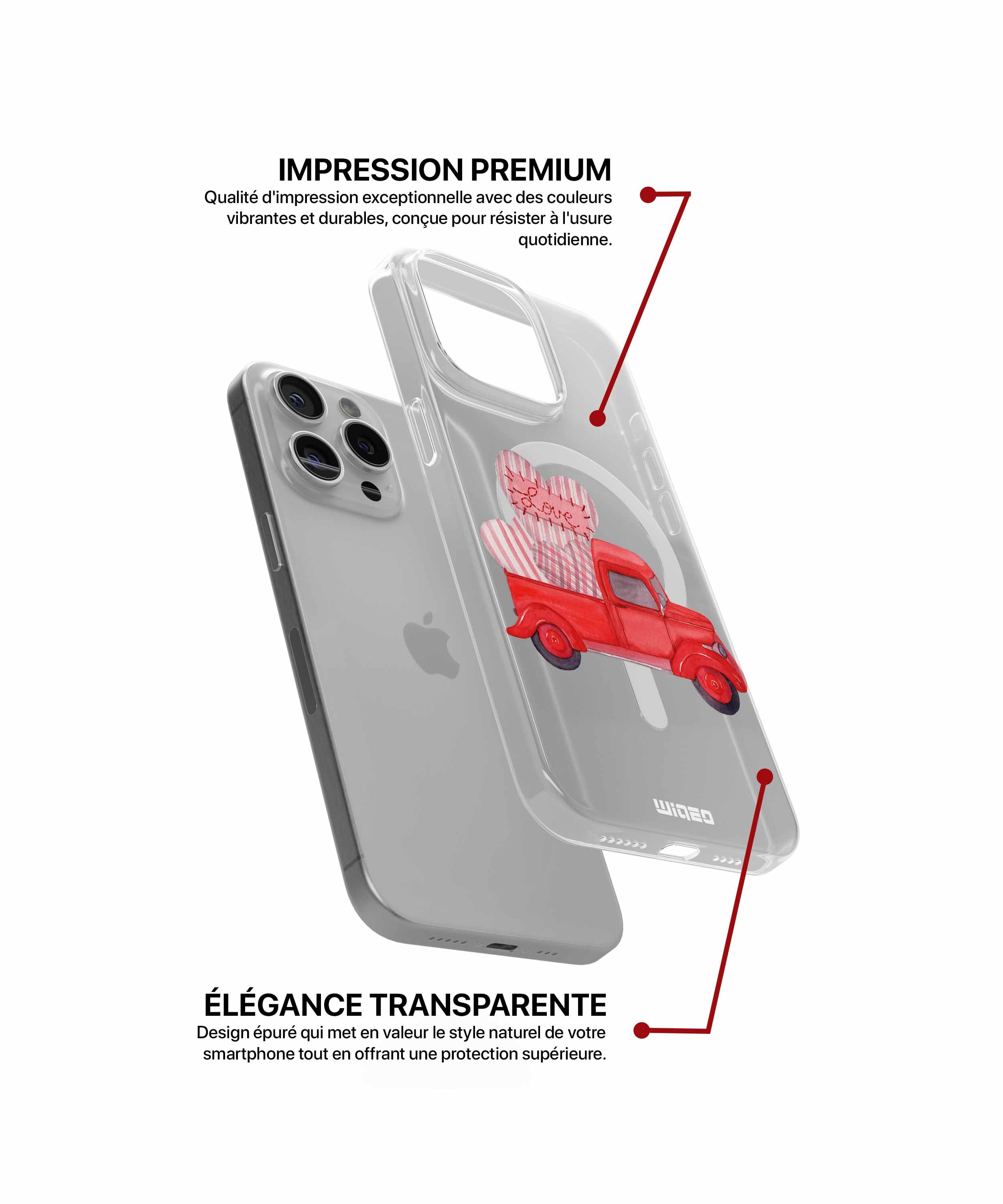 Coque Livraison d'amour pour iPhone