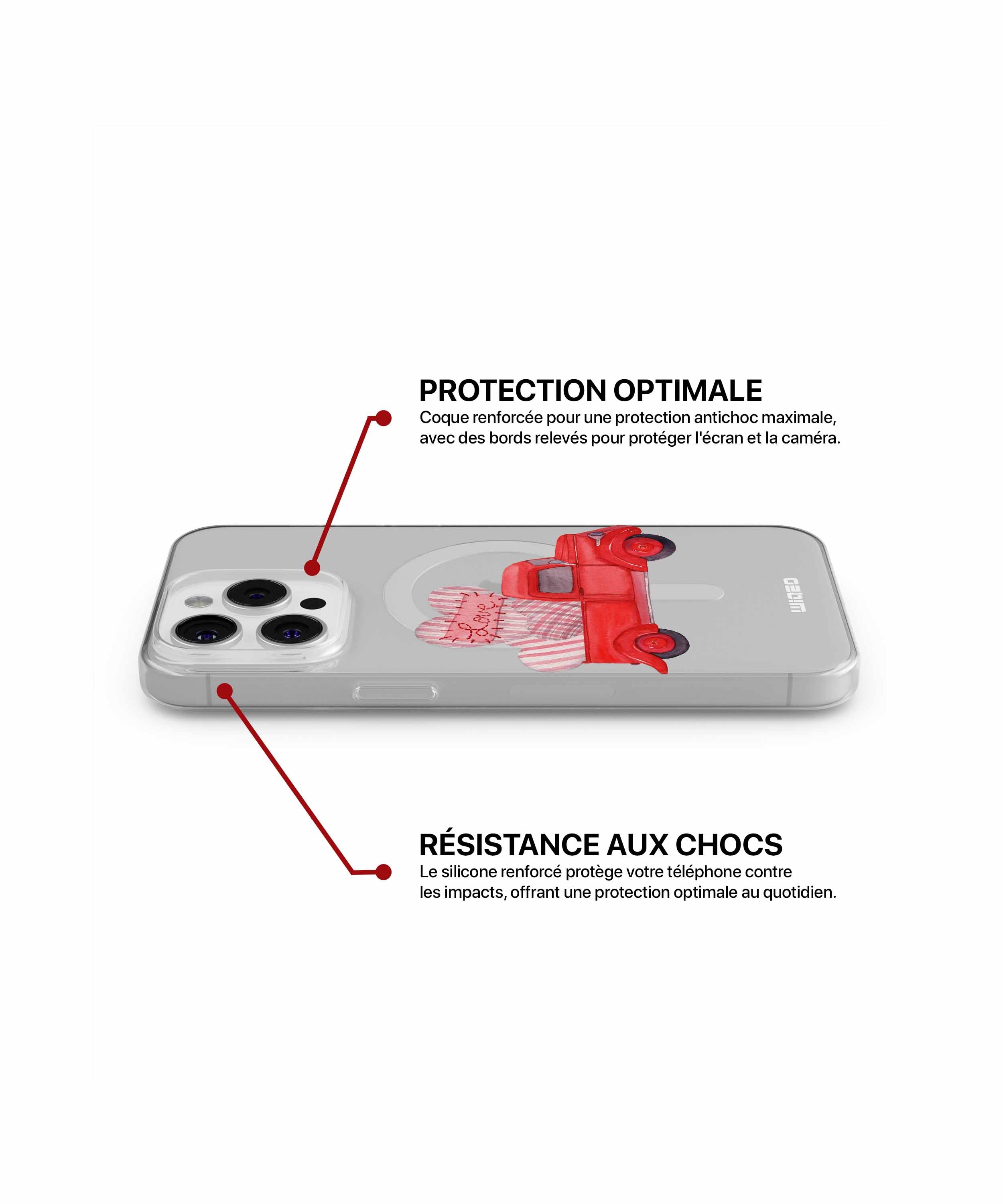 Coque Livraison d'amour pour iPhone