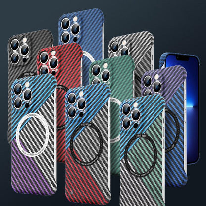 Coque Magnétique Aspect Fibre de Carbone pour iPhone 14 Pro Max - Coque Wiqeo 10€-15€, Coque, iPhone 14 Pro Max, Magsafe, Silicone Wiqeo, Déstockeur de Coques Pour iPhone