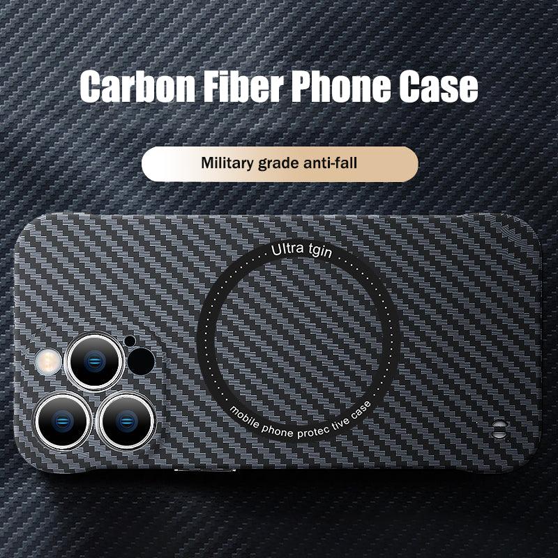 Coque Magnétique Aspect Fibre de Carbone pour iPhone 14 Pro Max - Coque Wiqeo 10€-15€, Coque, iPhone 14 Pro Max, Magsafe, Silicone Wiqeo, Déstockeur de Coques Pour iPhone