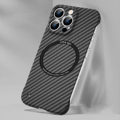 Coque Magnétique Aspect Fibre de Carbone pour iPhone 14 Pro Max - Coque Wiqeo 10€-15€, Coque, iPhone 14 Pro Max, Magsafe, Silicone Wiqeo, Déstockeur de Coques Pour iPhone