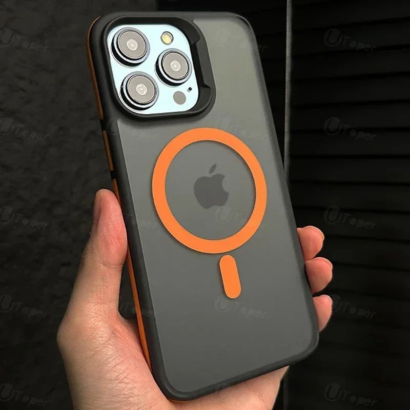 Coque Magnétique Bicolore pour iPhone 12