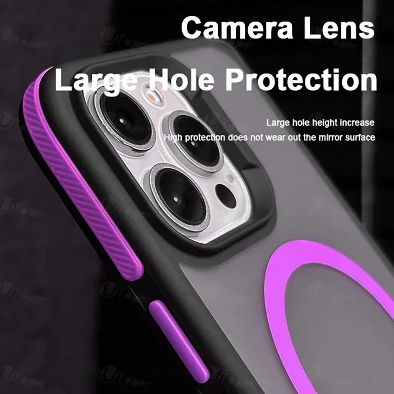 Coque Magnétique Bicolore pour iPhone 12