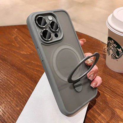 Coque Magnétique Élégante Avec Support Pratique pour iPhone 14