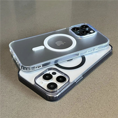 Coque Magnétique Transparente Antichoc pour iPhone 14