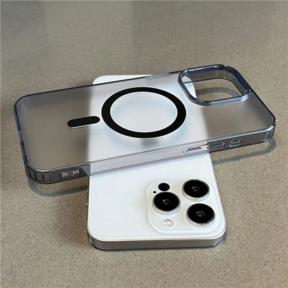 Coque Magnétique Transparente Antichoc pour iPhone 14