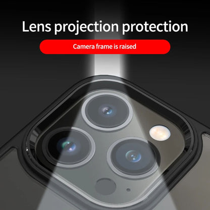 Coque Magnétique Transparente avec Cadre en Métal pour iPhone 16 Pro Max