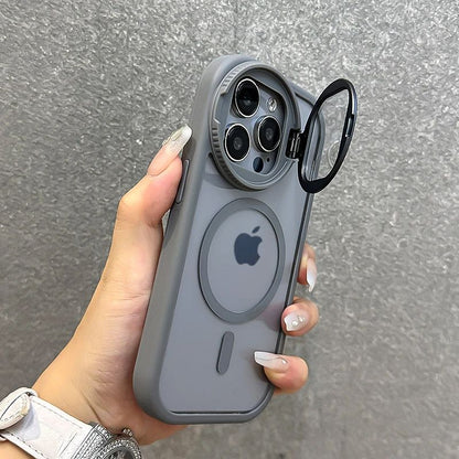Coque Magnétique Transparente avec Protection d'Objectifs pour iPhone 15