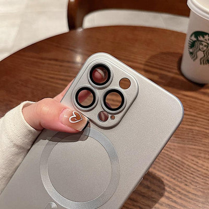 Coque Magsafe Brossée pour iPhone 16 Pro Max