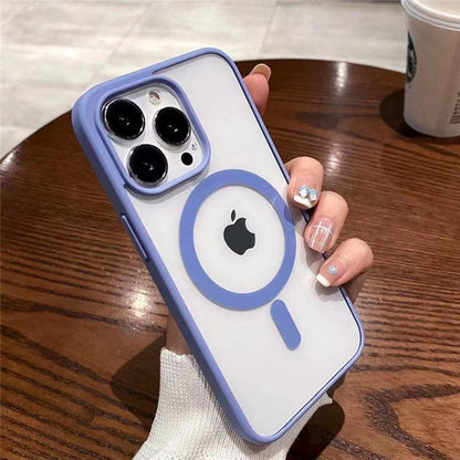 Coque Magsafe Chargement Magnétique pour iPhone 16 Pro - Coque Wiqeo 10€-15€, Coque, iPhone 16 Pro, Magsafe, Silicone, Transparente Wiqeo, Déstockeur de Coques Pour iPhone