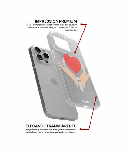 Coque mains bienveillantes pour iPhone