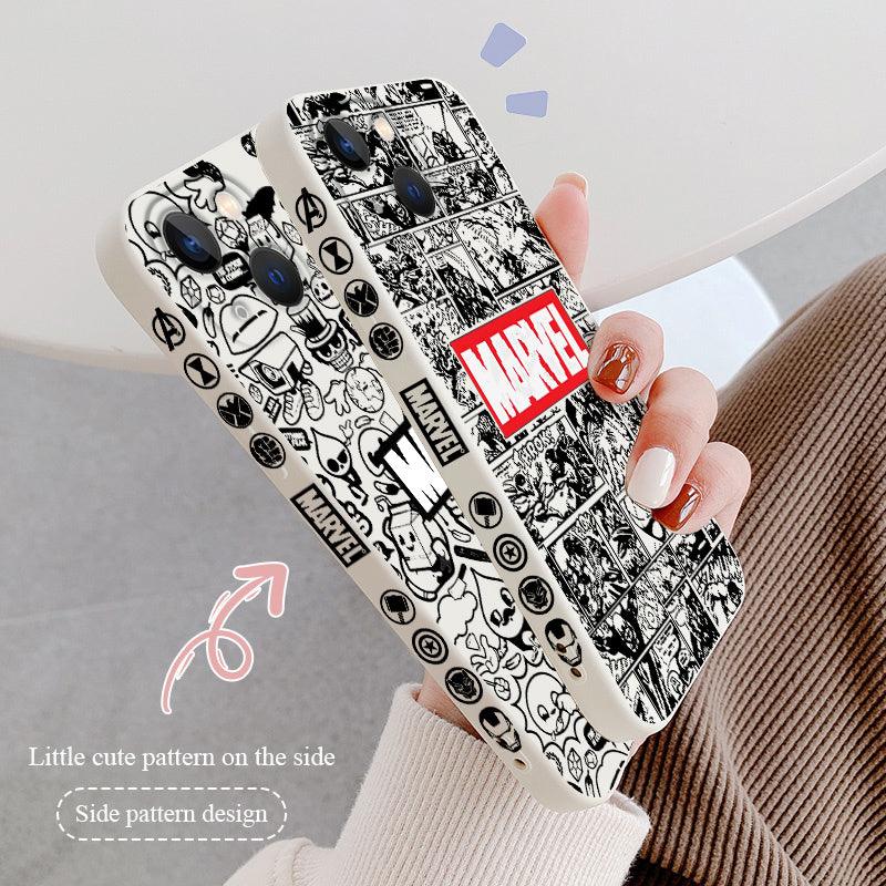 Coque Marvel Dessin pour iPhone 16