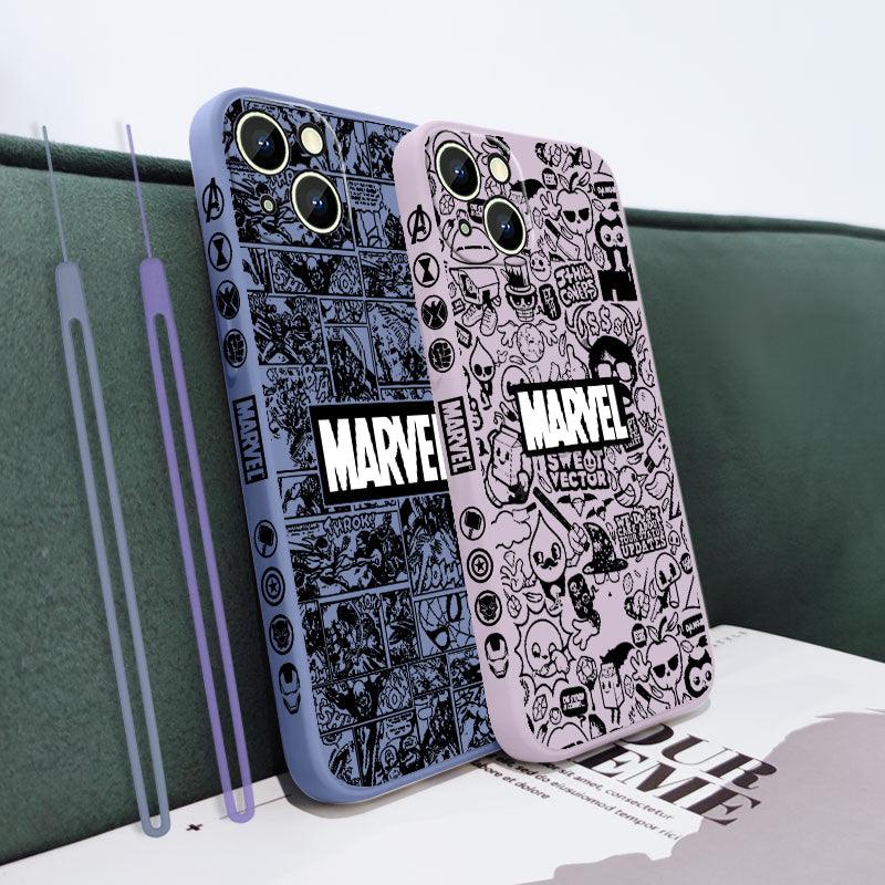 Coque Marvel Dessin pour iPhone 16