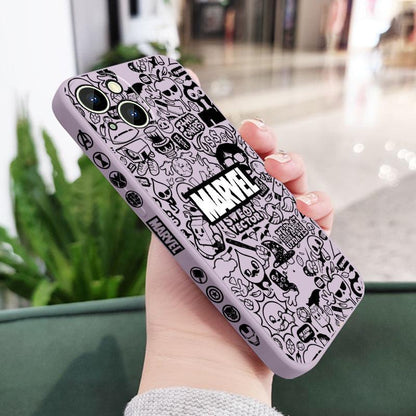 Coque Marvel Dessin pour iPhone 16