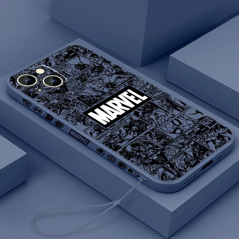 Coque Marvel Dessin pour iPhone 16 - Coque Wiqeo 10€-15€, Coque, iPhone 16, Silicone Wiqeo, Déstockeur de Coques Pour iPhone