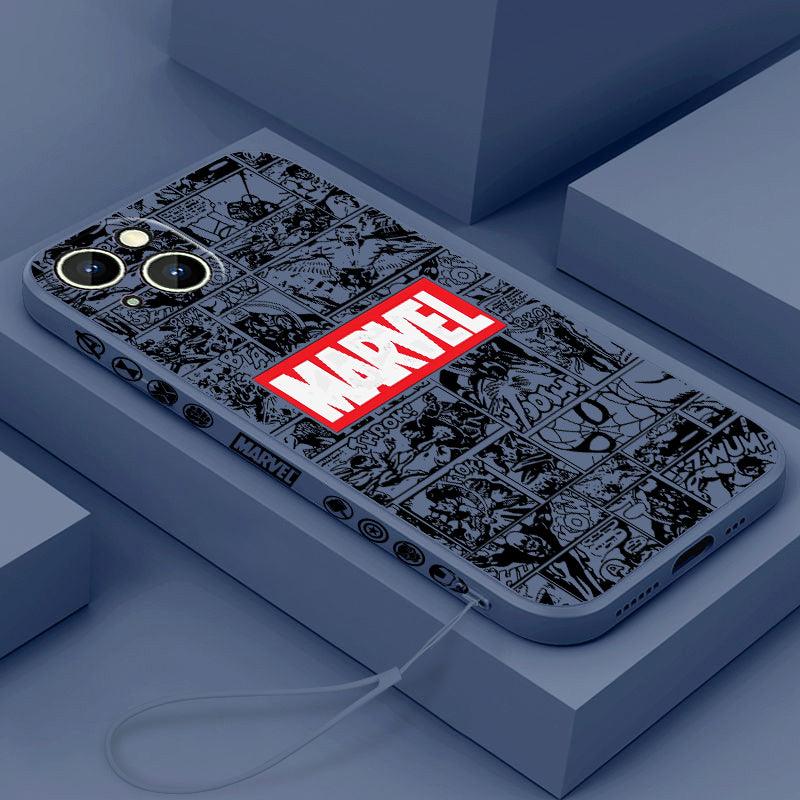 Coque Marvel Dessin pour iPhone 16 - Coque Wiqeo 10€-15€, Coque, iPhone 16, Silicone Wiqeo, Déstockeur de Coques Pour iPhone