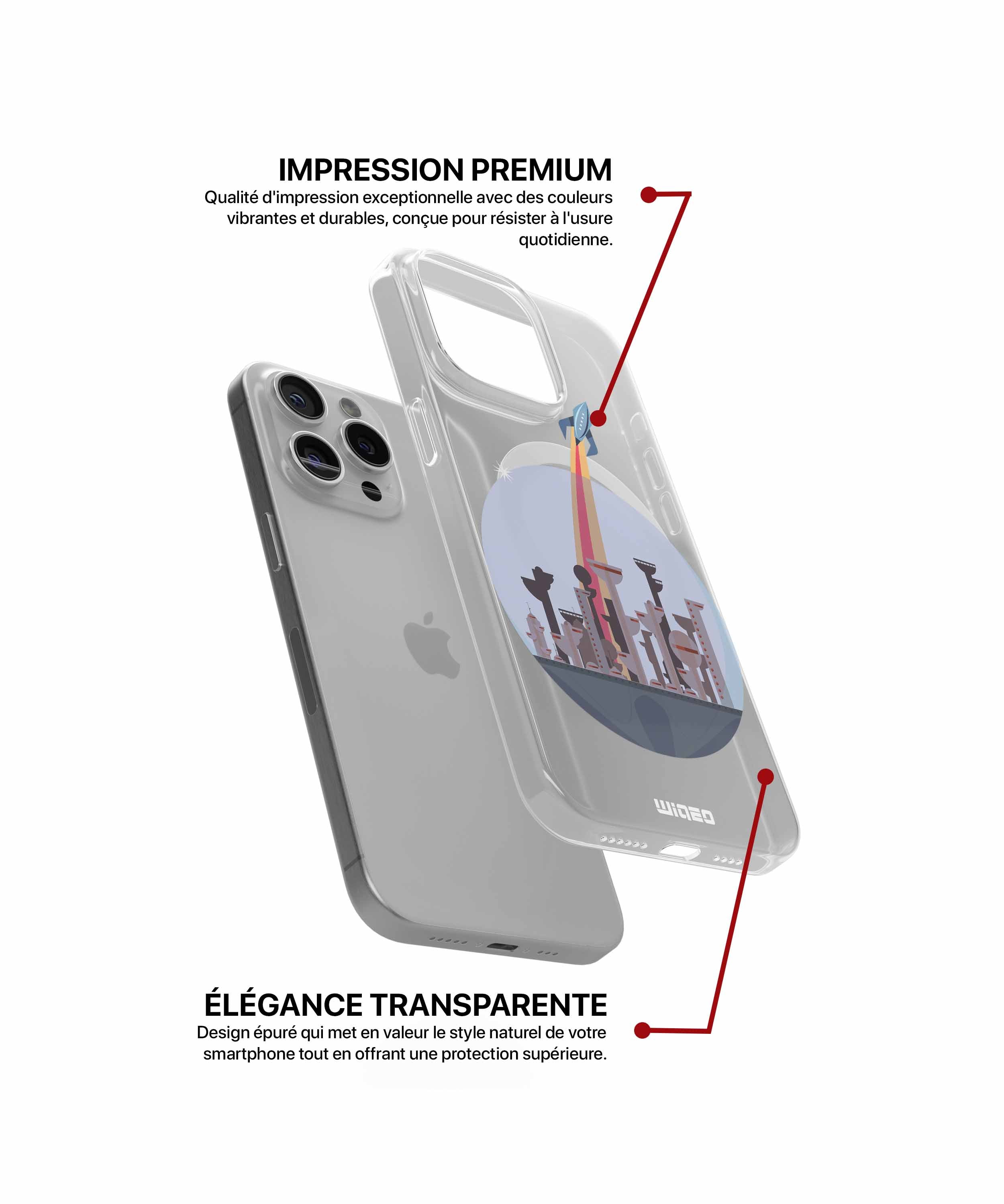 Coque métropole galactique pour iPhone