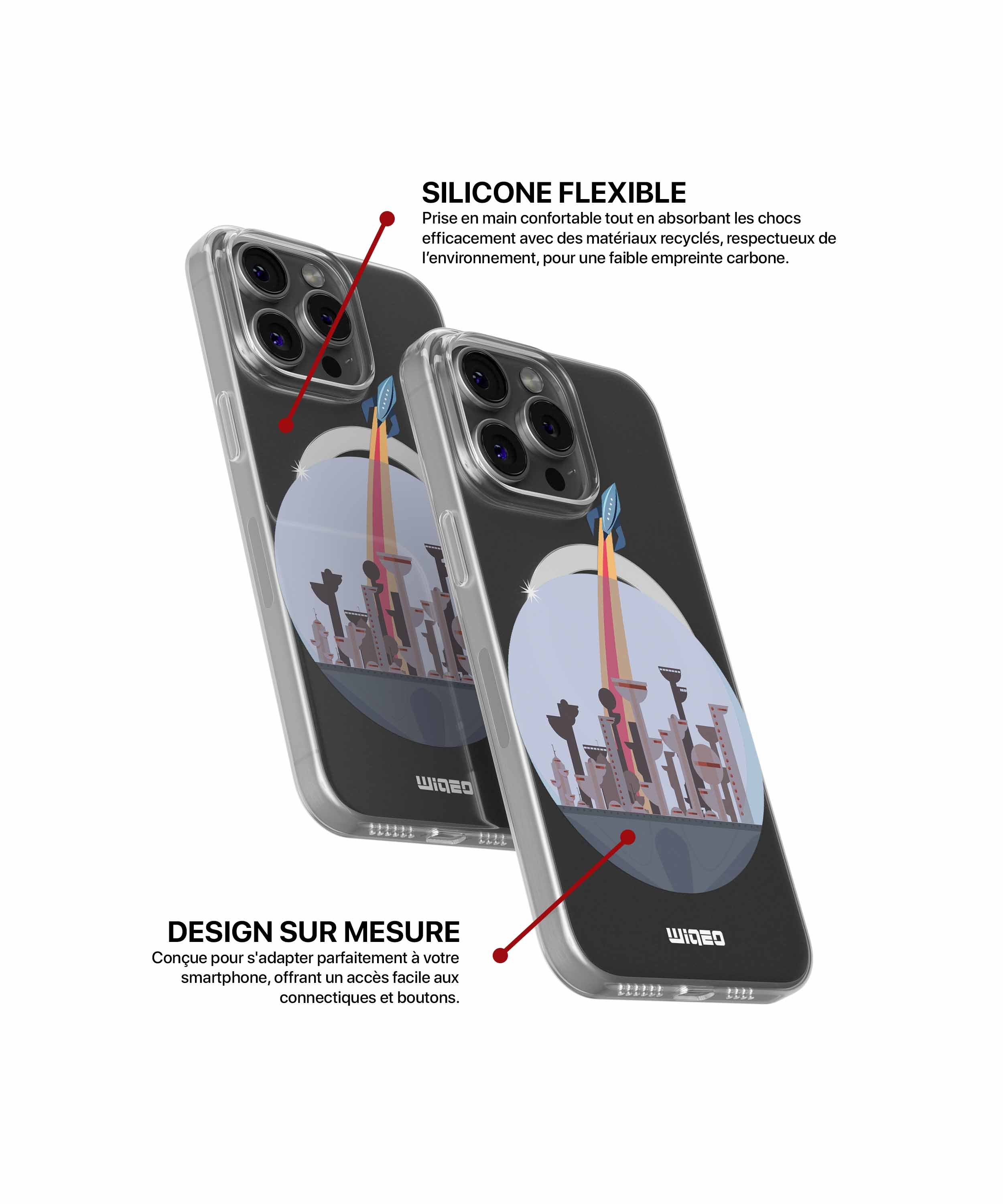 Coque métropole galactique pour iPhone