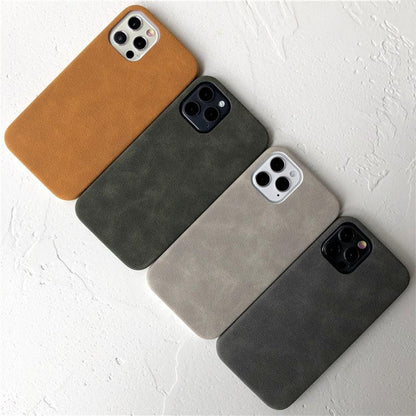 Coque Minimaliste Ultra Fine en Daim pour iPhone 16
