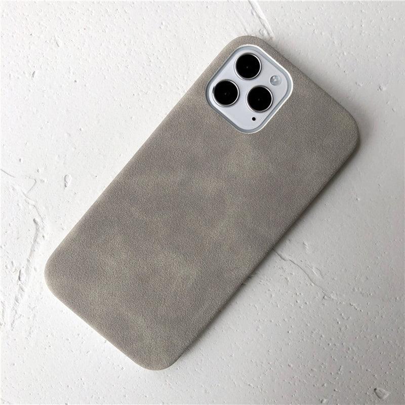 Coque Minimaliste Ultra Fine en Daim pour iPhone 16 - Coque Wiqeo 10€-15€, Coque, Cuir, iPhone 16 Wiqeo, Déstockeur de Coques Pour iPhone
