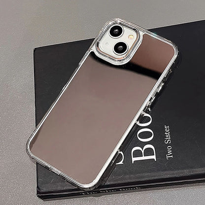 Coque Miroir Élégant En Silicone Transparent pour iPhone 15 Plus