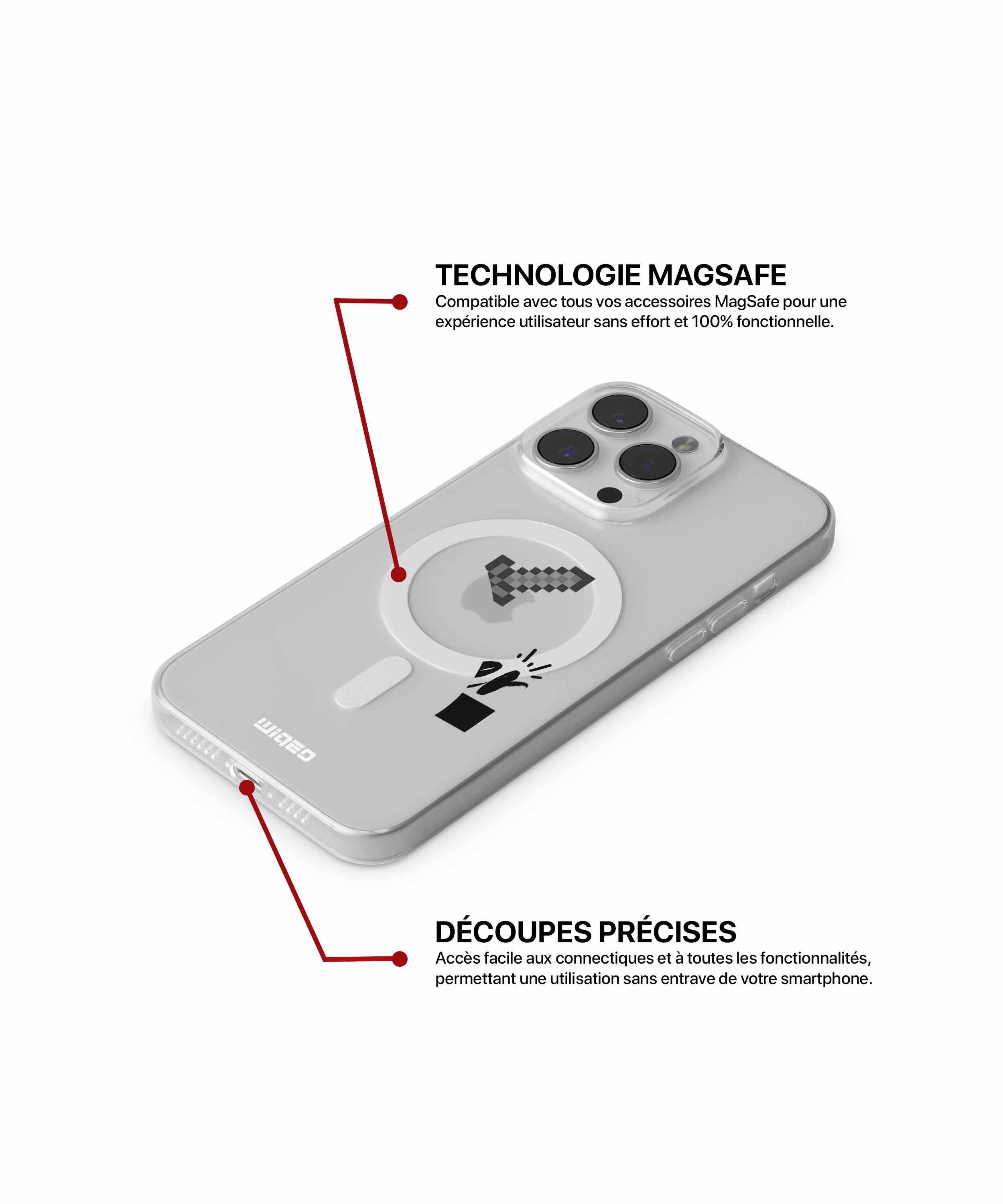 Coque mode gamer activé pour iPhone