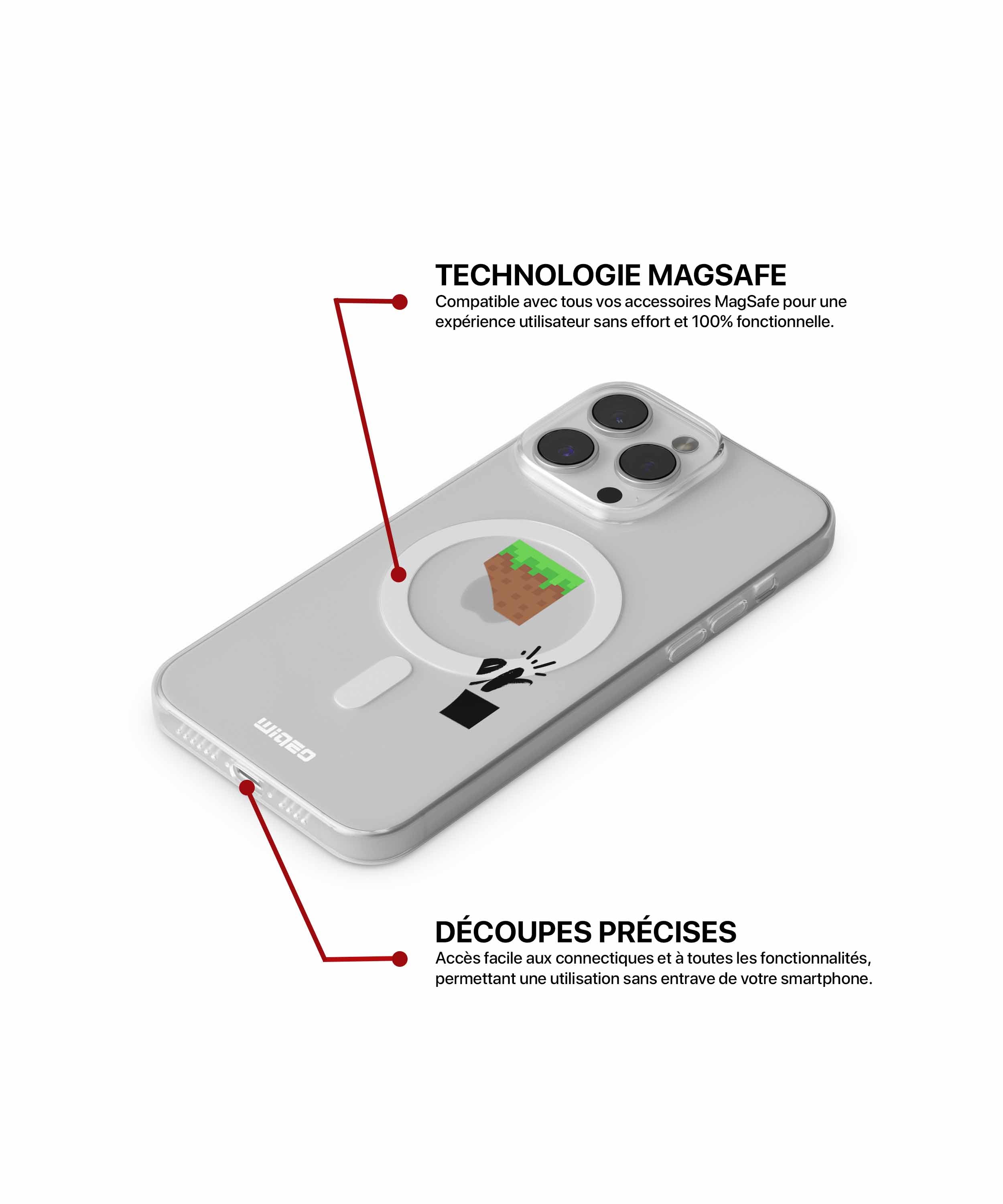 Coque mode gamer activé pour iPhone