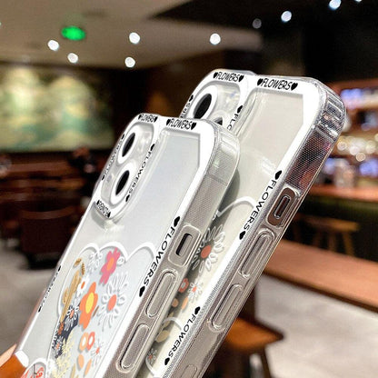 Coque Motif et Bordures Renforcées pour iPhone 16 Plus