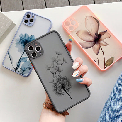 Coque Motif Fleur Luxe pour iPhone 16