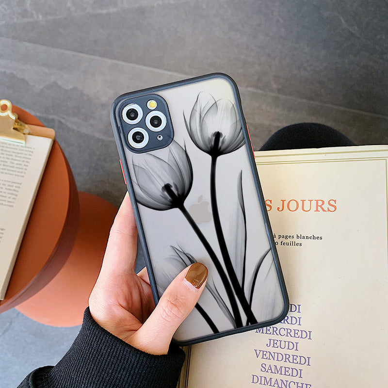 Coque Motif Fleur Luxe pour iPhone 16 Plus - 1