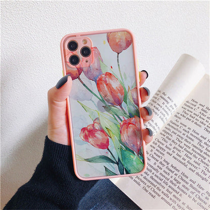Coque Motif Fleur Luxe pour iPhone 16 Pro Max - 9