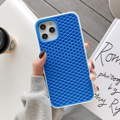 Coque Motif Grille en Silicone pour iPhone 12 - Coque Wiqeo 10€-15€, Coque, iPhone 12, Silicone Wiqeo, Déstockeur de Coques Pour iPhone