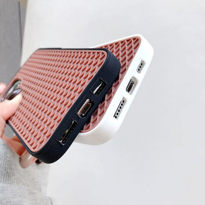 Coque Motif Grille en Silicone pour iPhone 13 Pro - Coque Wiqeo 10€-15€, Coque, iPhone 13 Pro, Silicone Wiqeo, Déstockeur de Coques Pour iPhone