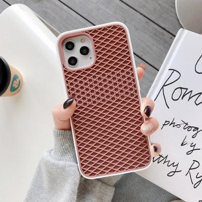 Coque Motif Grille en Silicone pour iPhone 14 - Coque Wiqeo 10€-15€, Coque, iPhone 14, Silicone Wiqeo, Déstockeur de Coques Pour iPhone