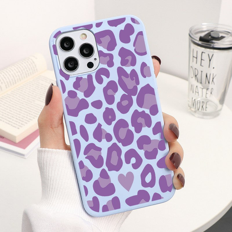Coque Motif Léopard Coloré pour iPhone 14 - 9