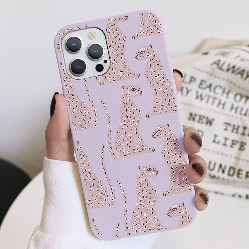 Coque Motif Léopard Coloré pour iPhone 14 Plus - 3