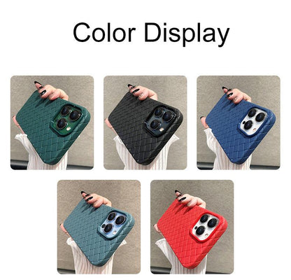Coque Motif Tissage pour iPhone 16 Pro