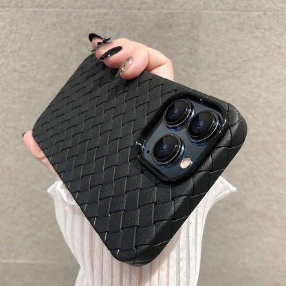 Coque Motif Tissage pour iPhone 16 Pro - Coque Wiqeo 10€-15€, Coque, iPhone 16 Pro, Silicone Wiqeo, Déstockeur de Coques Pour iPhone